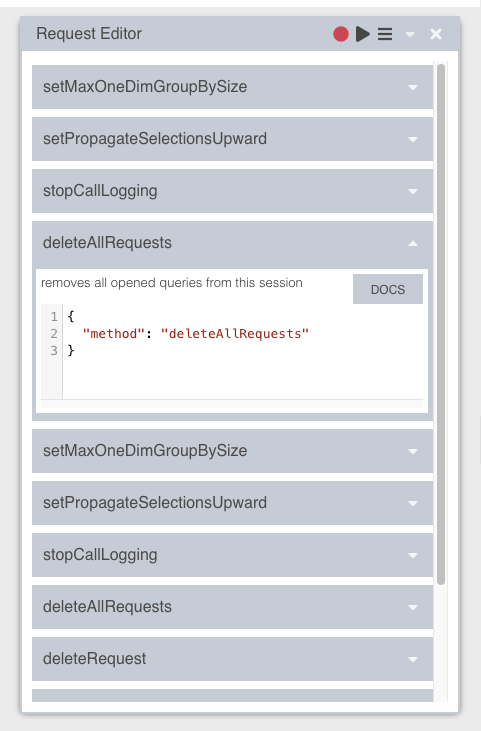 Screenshot of XNotebook interface